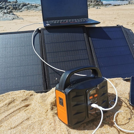 Alpha Digital Power Station- 100W, 155Wh/42000mAh, 40W Solar Panel - Combo T101-SP-Combo