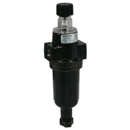 Dixon Wilkerson by EconOmist Miniature Lubricator without Sight Gauge, 1/4 in Port, 250 psi Pressure, Zinc L03-02AMB