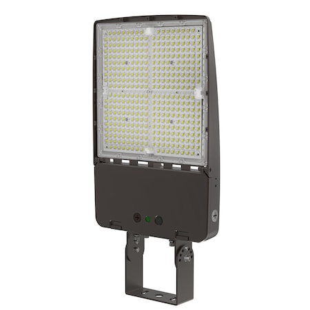 Commercial Led 300w Flood Light with Trunnion CLF14-300S-UNV-8SC1-T3-TR-BZ-BPC