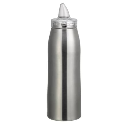 Service Ideas VersaVac Bottle, Stainless Vacuum, Cruet Lid, 1 Liter, Brushed VV10SSCR