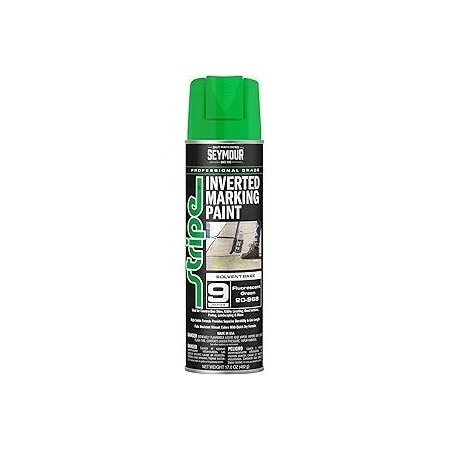 Seymour Midwest Stripe 9-Series Inverted Ground Marking Paint, Fluorescent Green net 17oz. 20968-1