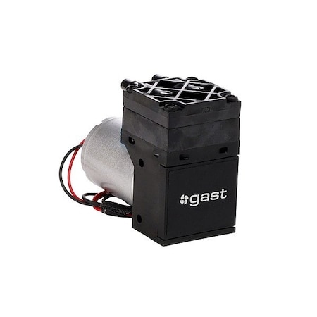 Gast Compressor/Vacuum Pump, Wire Leads, 12V DC 10D1126-401-7049B