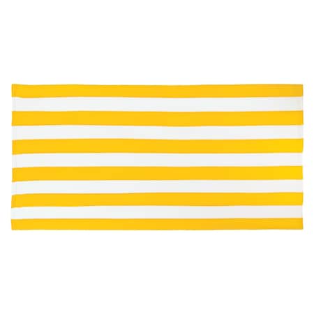 Towelsoft Microfiber Cabana Stripe Beach Towel 30 inch x 60 inch Orange BEACH-BP1538-org