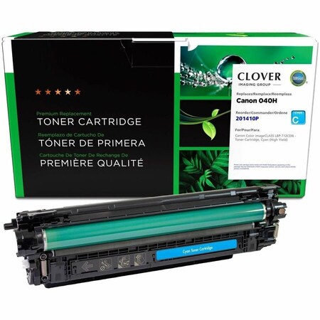 Cig Clover Imaging Remanufactured High Yield Cyan Toner Cartridge for Canon 0459C001 (040 H) 201410P