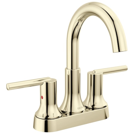 Delta Trinsic Centerset Bathroom Faucet In Polished Nickel 2559-PNMPU-DST