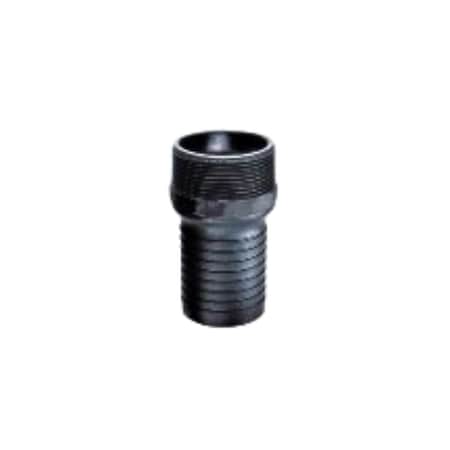 Jason Industrial 3/4 COMBINATION HOSE NIPPLE, POLYPROPYLENE, 3/4 COMBINATION HOSE NIPPLE, POLYPROPYLENE CN075PP