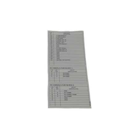 Cnh DECAL, CNH OEM 87271259 87271259