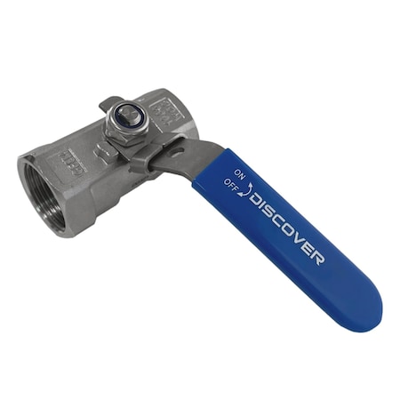 Discover 1 in. Unibody 316 Stainless Steel Ball Valve 1000 PSI 100083