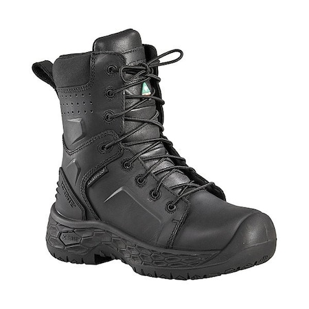 Baffin SftyBt, Blk, Wmns7EEE, FrntLce/SdeZppr, PR HERO-WP02