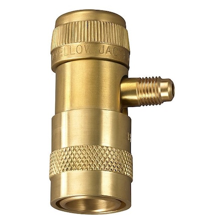 Yellow Jacket Low Side Coupler, 4 in L, Aluminum 45932