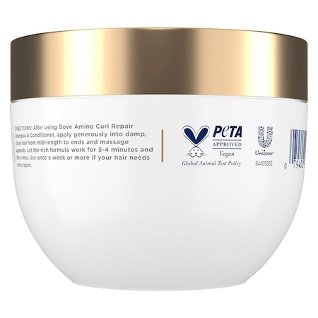 Dove Damage Therapy Amino Curl Repair 10 in 1 Cream Mask, 9.2 Fluid Ounce, 8PK 64396754