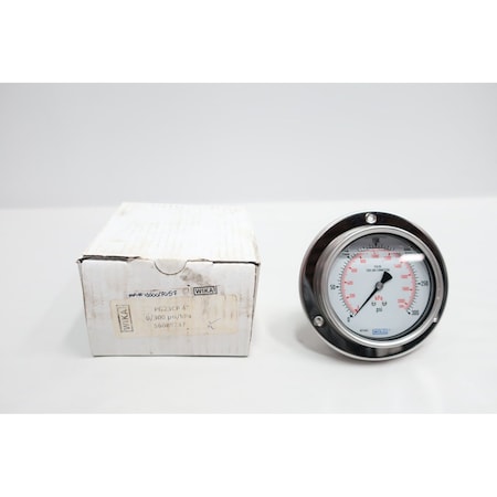 Wika 4IN 1/4IN 0-300PSI NPT PRESSURE GAUGE 56089237