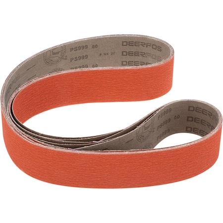 Grizzly 3" x 79" Ceramic Sanding Belt 80 grit, 5PK T31805