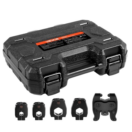 Vevor 5PCS VUS Pressing Kit 4PCS Press Rings 1/2 in, 3/4 in 1 in 1-1/4 in in & R8 Actuator R8-24 VUS1/2- 1-1/4 in