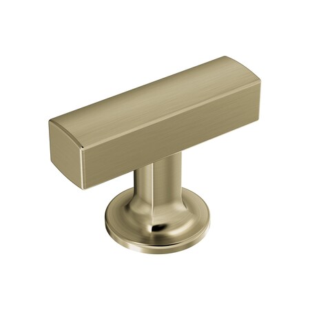 Amerock Everett 1-3/4 inch 44mm Length Golden Champagne Cabinet Knob BP37100BBZ