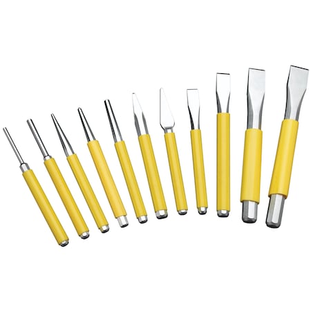 Performance Tool 12-Pc Chisel & Punch Set W751