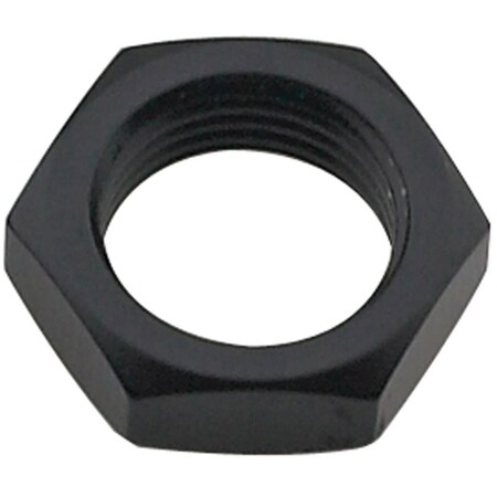 Geared2Golf 492410-BL Aluminum -10 AN Bulkhead Nut, Black GE1605887
