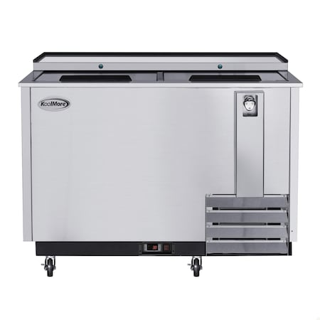 Koolmore 50 in. Commercial Bottle Cooler in Stainless-Steel with Built-In Opener, ETL Listed, 14 cu. ft. KM-BOC50-SS