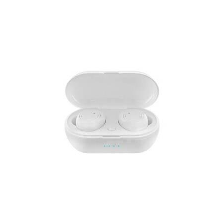 Cable Wholesale Bluetooth Wireless Earbuds w/ Charging Case, White 5002-407WH