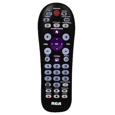 Rca RCR313BR 3 DEVICE UNIV REMOTE BLK STREAMING DUAL NAVIGATION BO RCR313BE