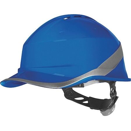 Deltaplus Hard Hat, Front Brim, Diamond VI, Blue DIAM6WTRBL