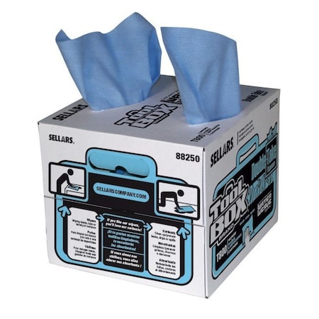 Sellars Toolbox T800 WaterWeave Double-Take Pop-Up-Box - Blue 9.5" x 16.5" Sheet 1 Box 88251