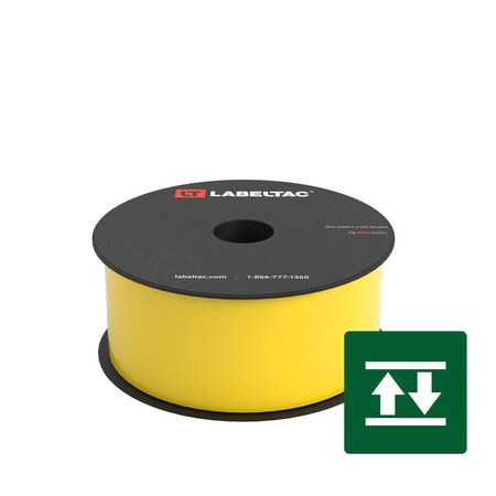 Labeltac High-Tack Label Supply 2in x 75ft LT4/LTPX, Yellow LT201HK