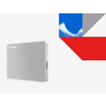 Toshiba CANVIO FLEX 2TB SILVER HDTX120XSCAA