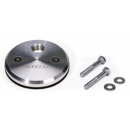 Moroso 23840 Bow-Tie Chevy Oil Filter Block-Off Plate MOR23840