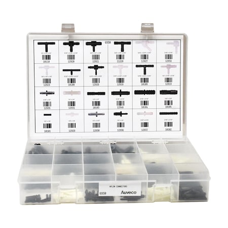 Auveco Nylon Tubing Connectors Assortment 6930