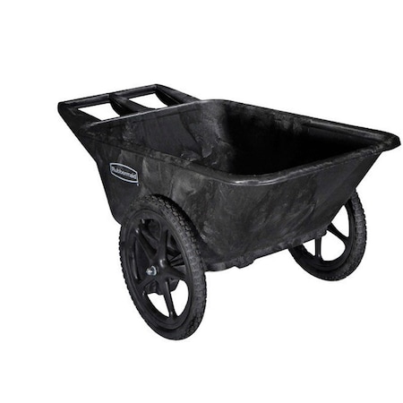 Rubbermaid Poly Farm Cart 8.75 cu ft 5642-00BLA