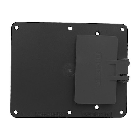 Ericson Coverplate, Outlet Box, Double Gang 8203FSB