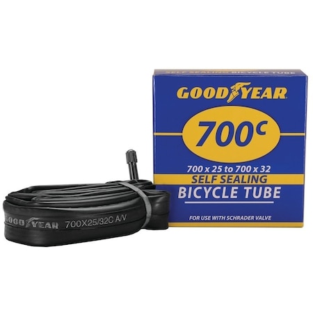 Kent Bicycle Tube, Self-Sealing, For: 700c x 25 to 32 in W Bicycle Tires 95202