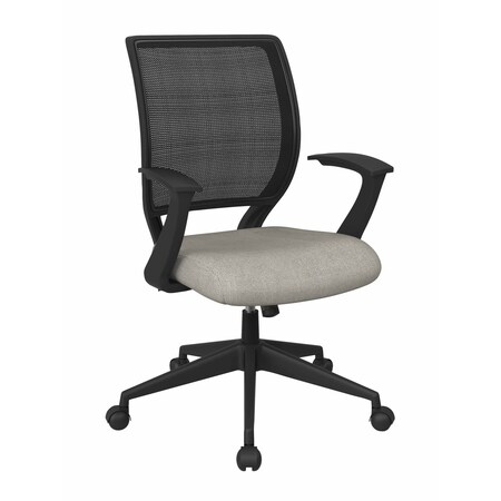 Office Star Products EM Series Screen Back Task Chair with "T" Arms, Twilight Sky EM51022N-K009