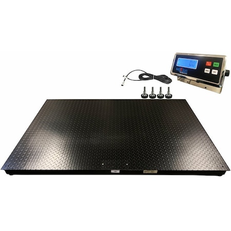 Selleton Scales Industrial Floor Scale, 4 ft x 5 ft, 20000 lb x 2 SL-700-4X5-20K