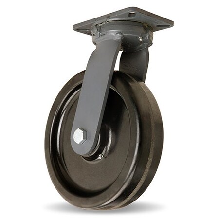 Hamilton Super Endurance Swivel Caster, 12" x 3" Plastex Phenolic Wheel, 3/4" Precision Tapered Roller Bearing S-SEC-12PT