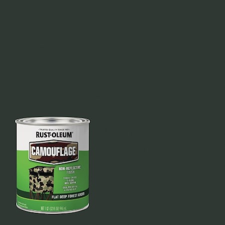 Rust-Oleum 1 Qt. Camouflage Brush Paint Deep Forest Green 379560