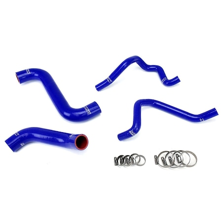 Hps Performance High Temp Reinforced Silicone Radiator and Heater Coolant Hose Kit, Blue,  57-1811-BLUE