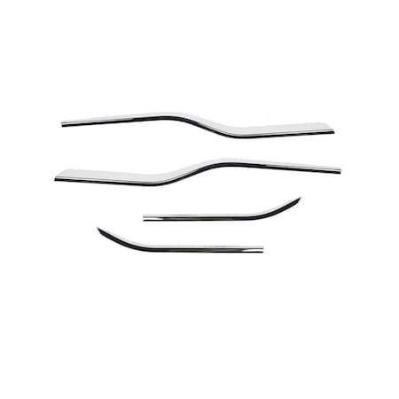 Putco Window Trim, Chrome; ABS 97561