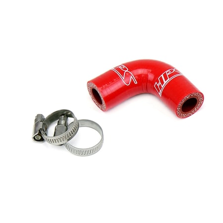 Hps Performance Silicone High Temp Reinforced Oil Cooler Coolant Elbow Hose, Red,  57-1881-RED