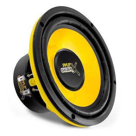Pyle 6.5 Inch Mid Bass Woofer Sound Speaker System, Yellow PLG64