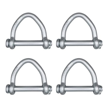 Mytee Products Web Sling Shackle - 6in w/ Quick Pin, 23,500 lbs WLL, 4PK WS-SHACKLE-6x4