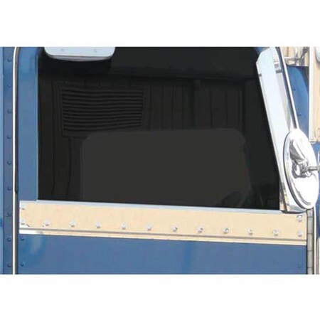 Replacement For Peterbilt 389 Year 2020 Stainless Upper Door Sill Trim