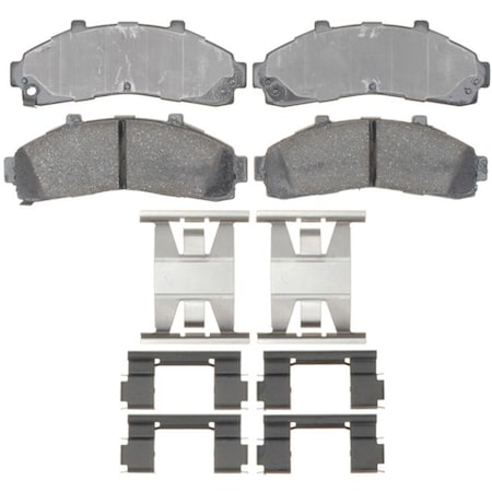 Acdelco PAD SET FRT DISC BRK, Disc Brake Pad Set,  17D652CH