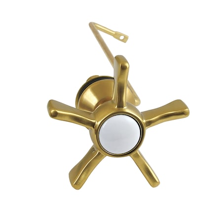 Kingston Brass Side Mount Toilet Tank Lever, Brushed Brass KTNXS7