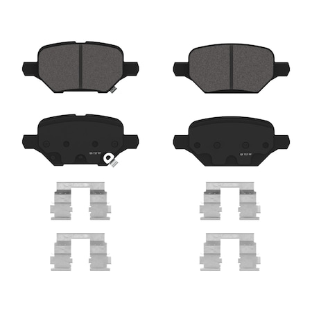 Wagner Brake QuickStop Rear Disc Brake Pad Set Ceramic,  ZD2168