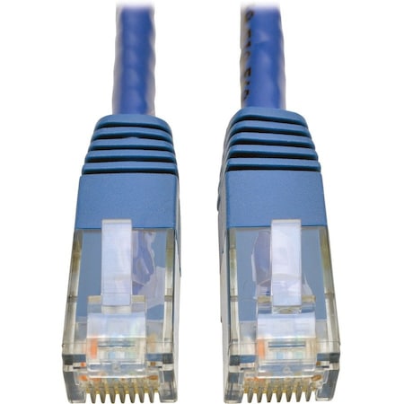 Eaton Tripp Lite Series Cat6 Gigabit Molded UTP Ethernet Cable RJ45 M/M, PoE, Blue, 35 ft. 10.67 m N200-035-BL