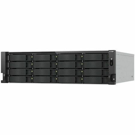 Qnap 3U 16-BAY QTS HERO NAS, AMD RYZEN 7 7000 SERIES 8C16T (BOOST UP TO 5.3 GHZ) TS-H1677AXU-RP-R7-32G-US