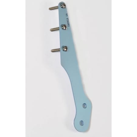 Jorgensen Laboratories 91mm Titanium 7-Hole Forkless TTA Plate J1072TF7