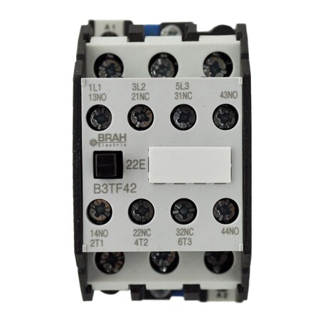 Brah Electric , Replacement 16A 600V 3P with 110/120VAC Closing Coil for World Series Contactor 3TF4222 B3TF4222